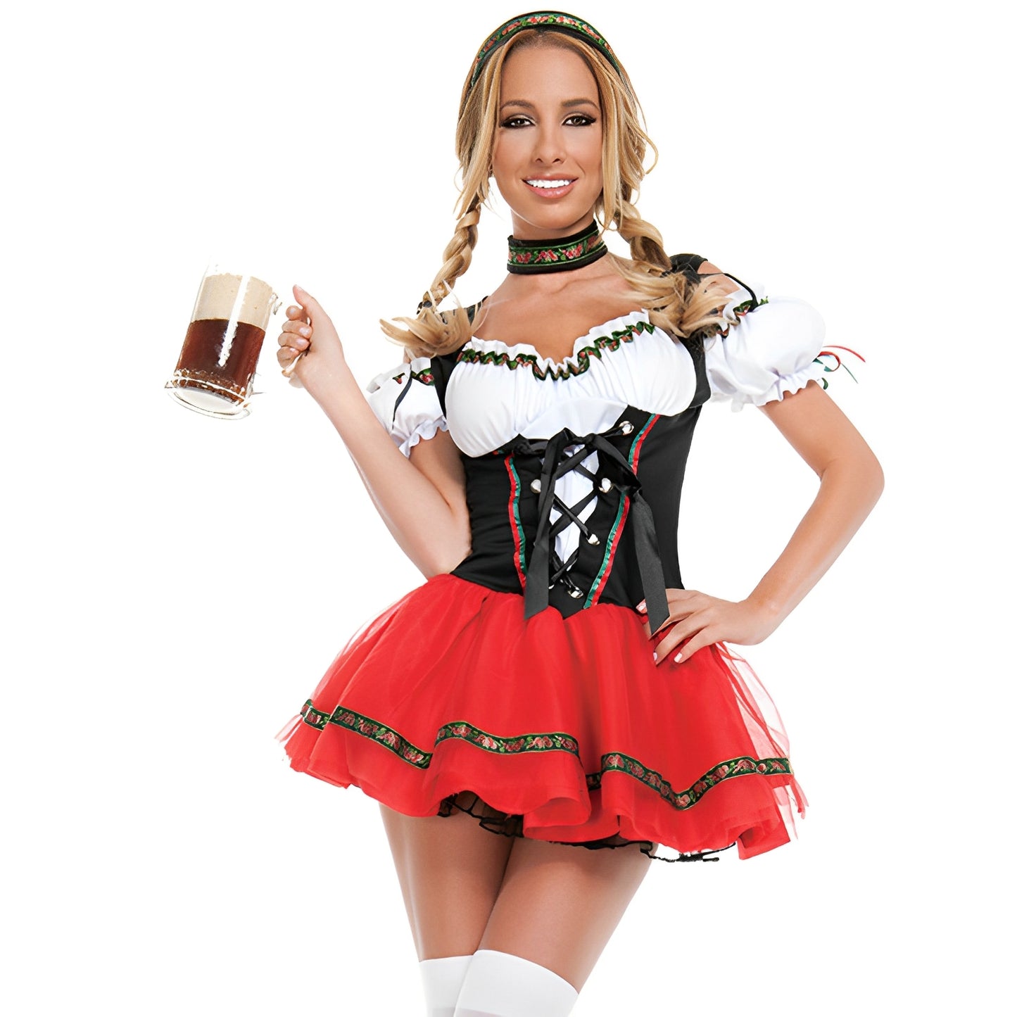 Chantel - Kurzes Dirndl-Kleid für Damen zum Oktoberfest