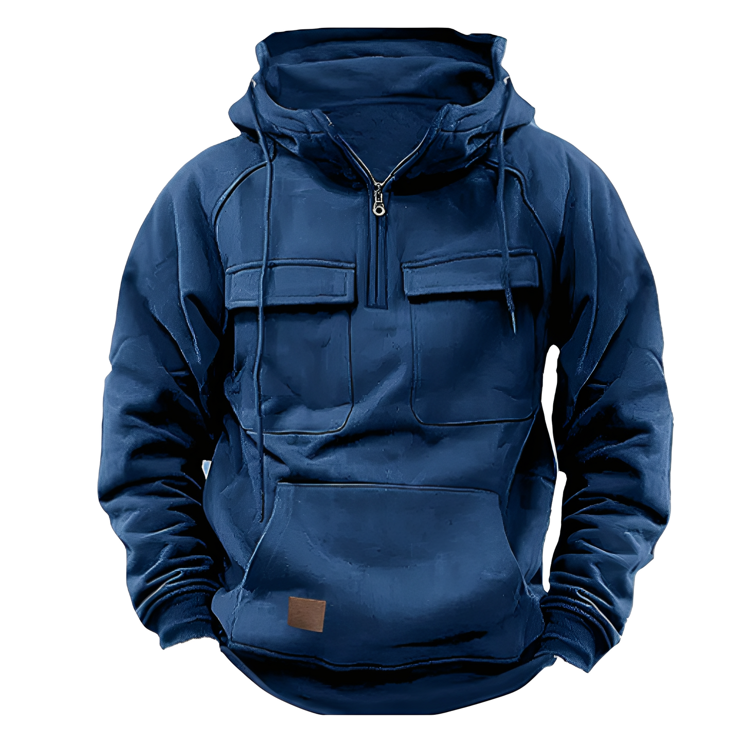 Malcom - Klassischer Hoodie mit mehreren Taschen für Herren