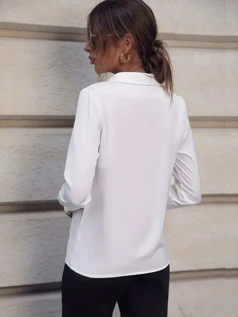 Marit – Formelle Langarm-Bluse