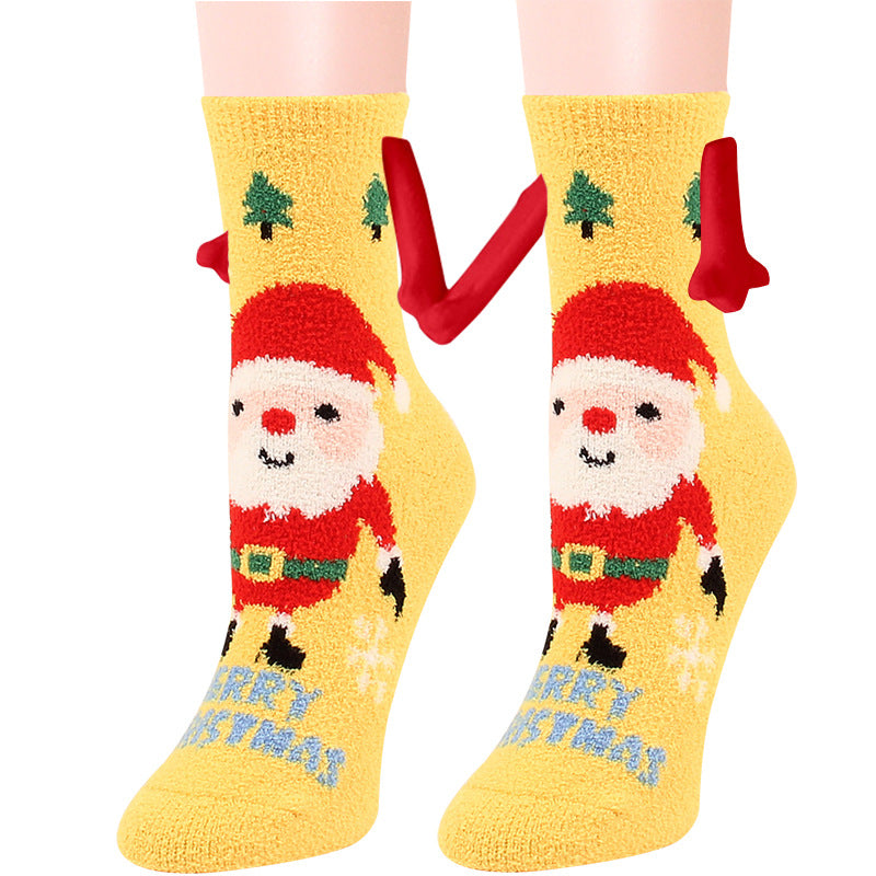 Cailin - Stilvolle Weihnachts-Fleece-Socken für Damen