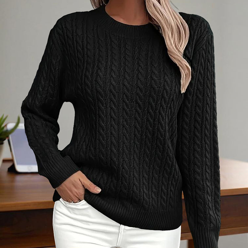 Adamina - Stilvoller strukturierter Pullover für Damen