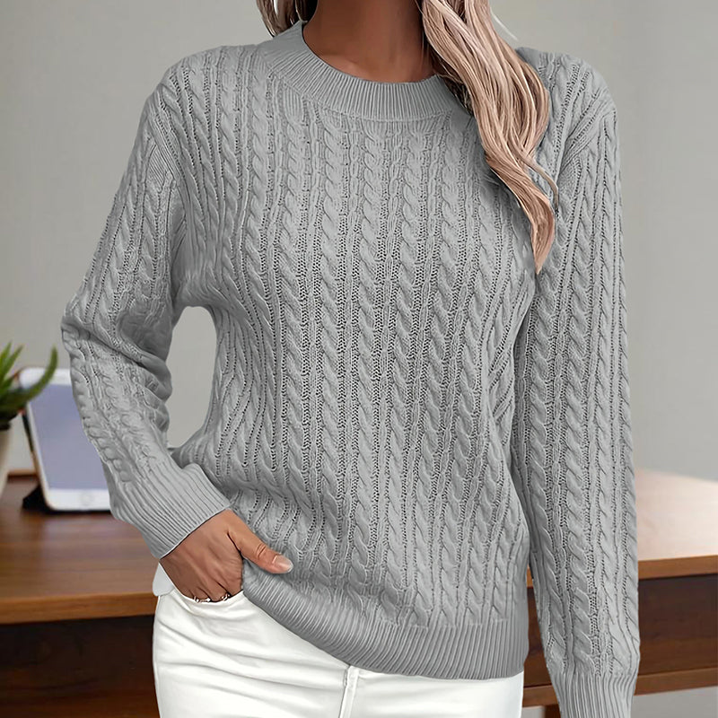 Adamina - Stilvoller strukturierter Pullover für Damen