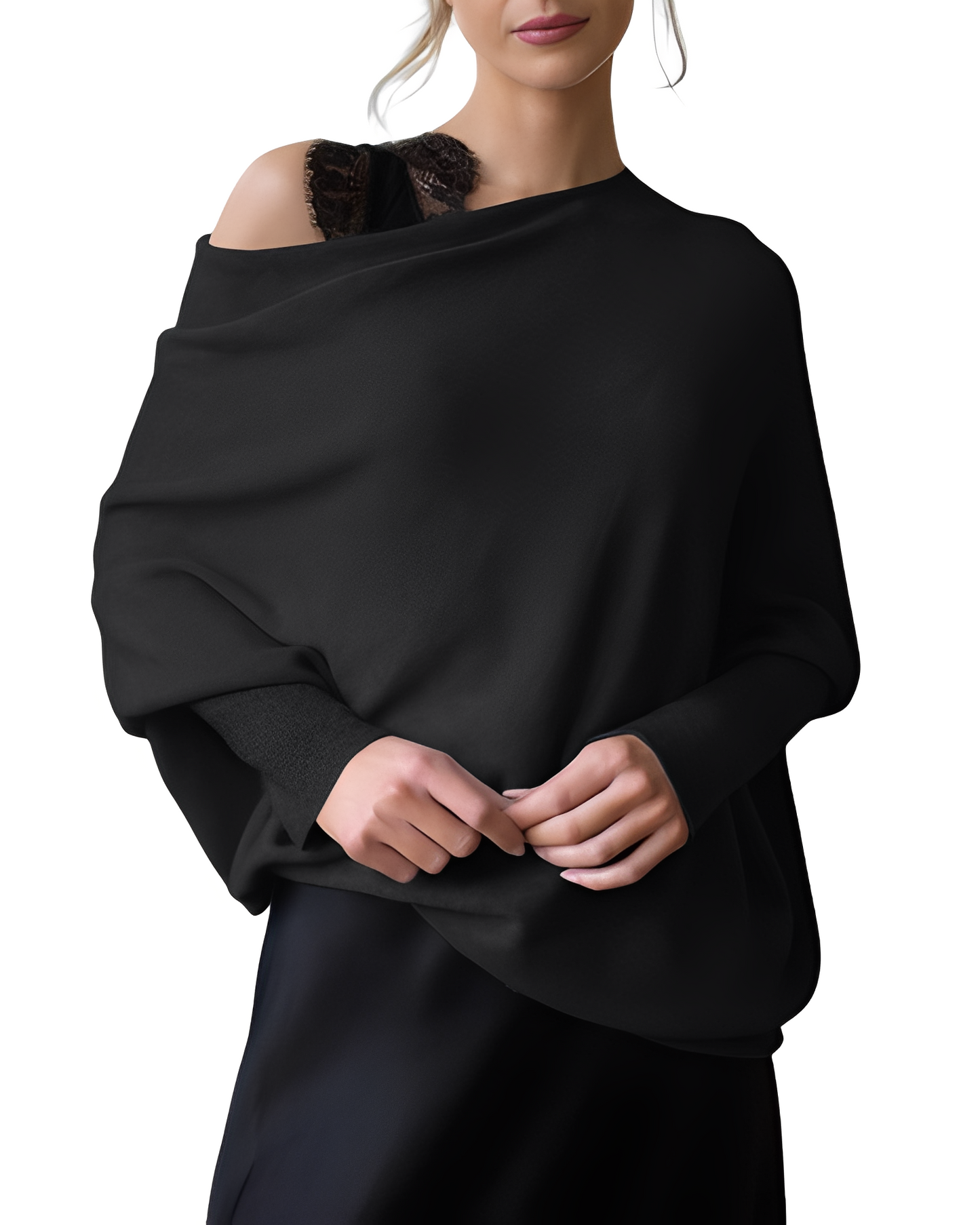Gabrielle - Modischer Off-Shoulder-Pullover für Damen