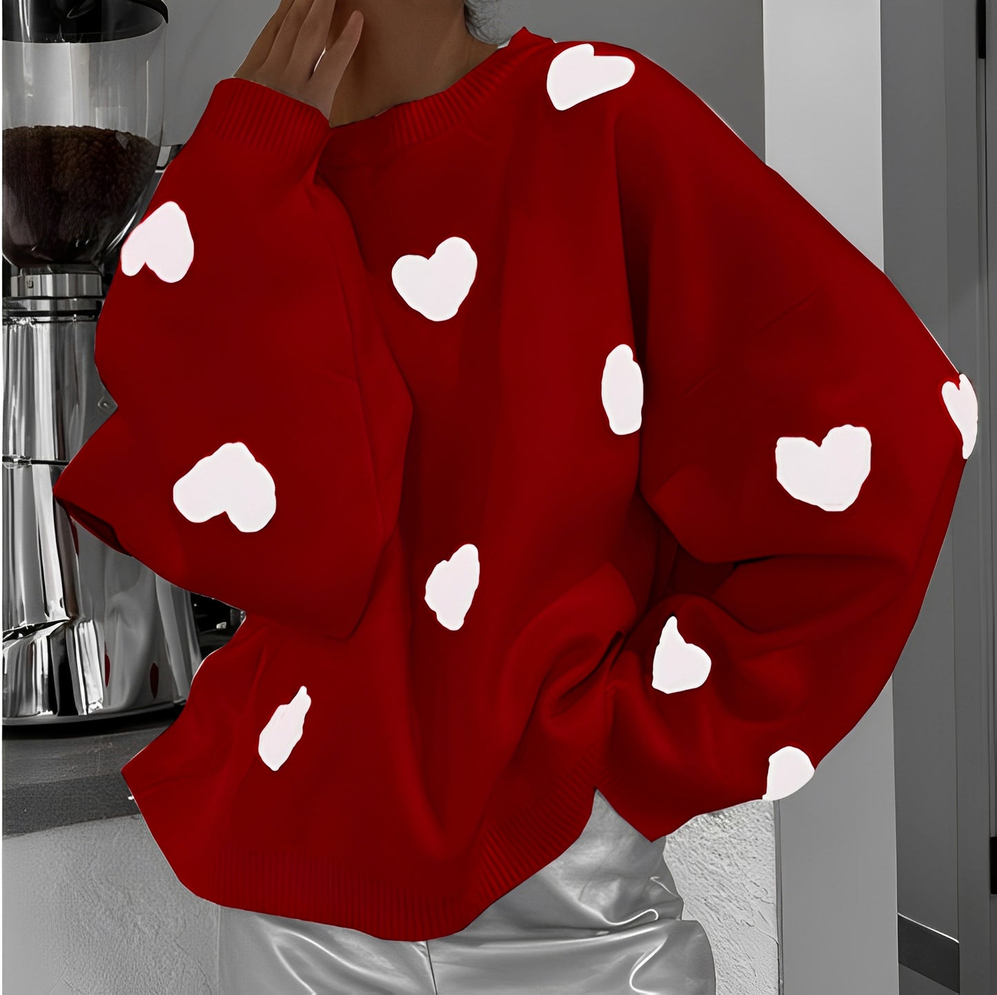 Marsha - Bequemer Pullover mit Print für Damen
