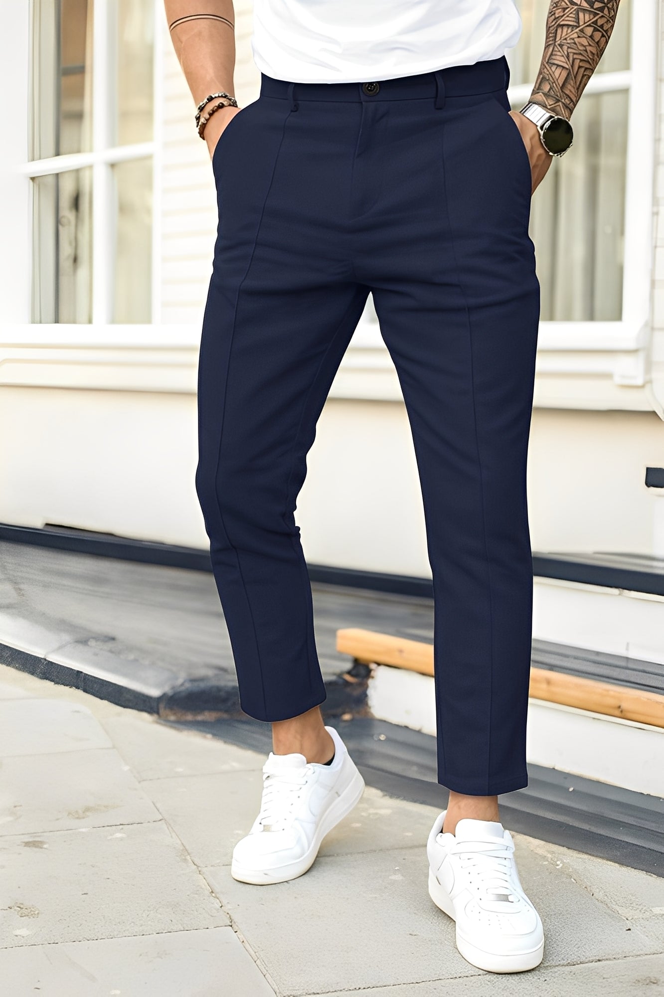 Carson - Formelle Freizeithose für Herren