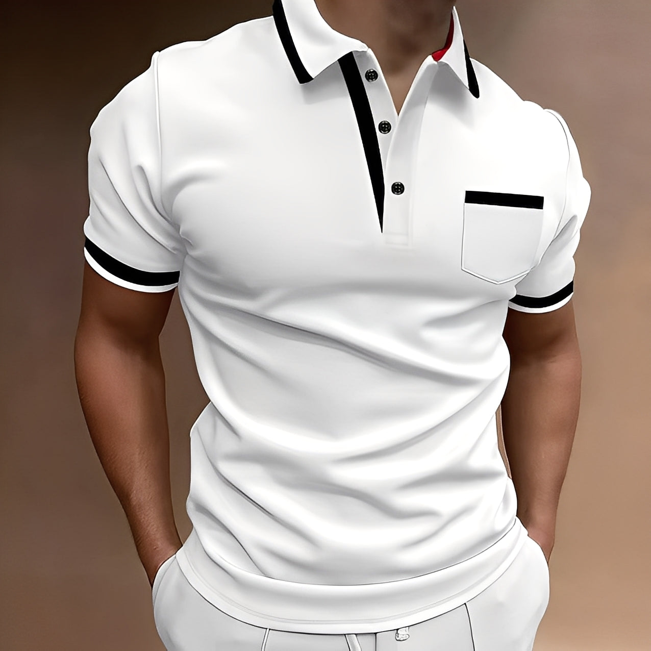 Alijah - Stilvolles, tailliertes Poloshirt für Herren