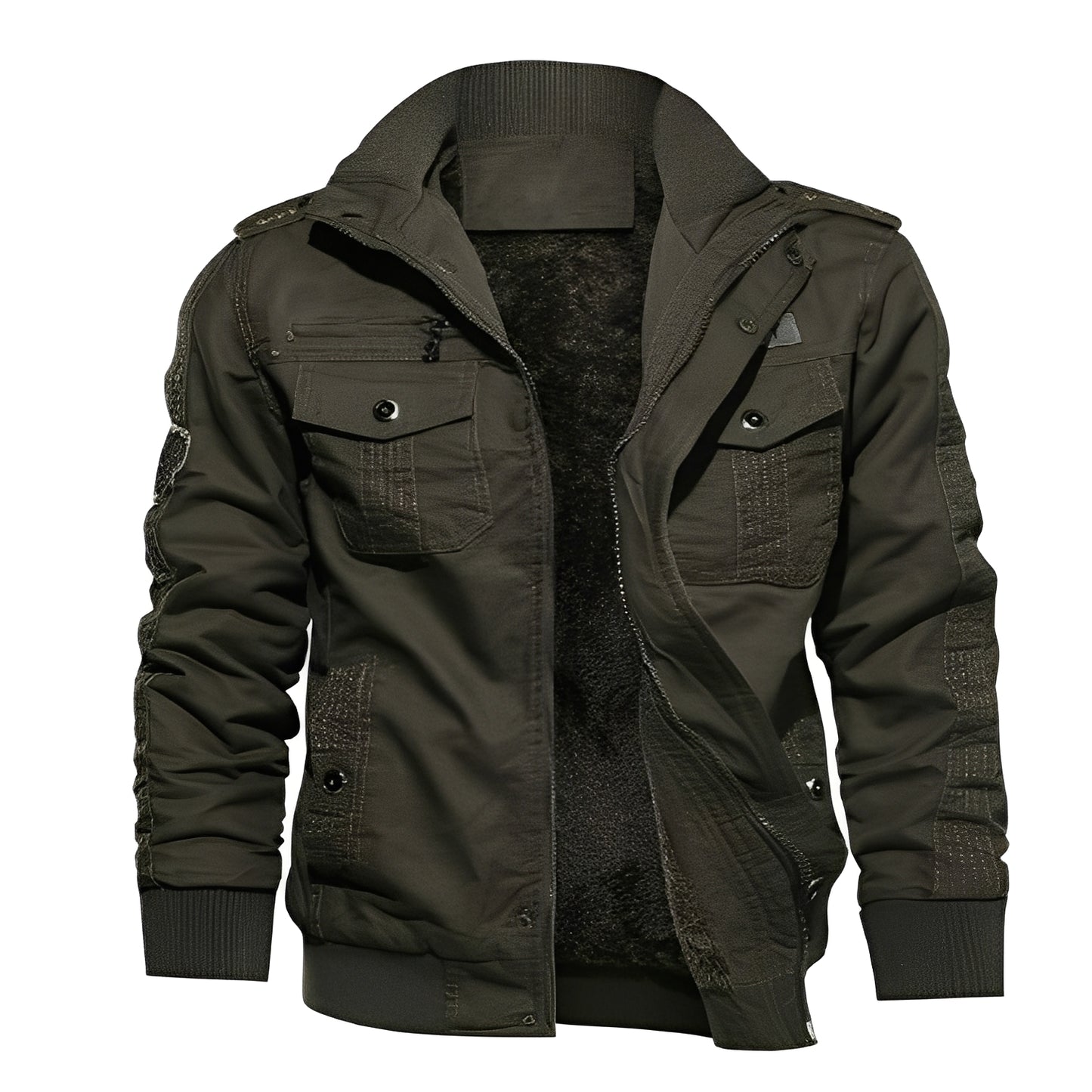 Gary - Stilvolle Fleecejacke mit Taschen für Herren