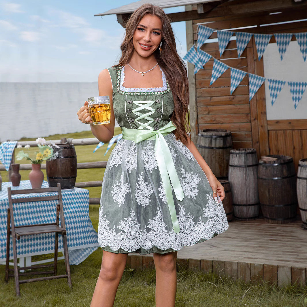 Malani - Festliches Oktoberfest-Spitzenkleid für Damen