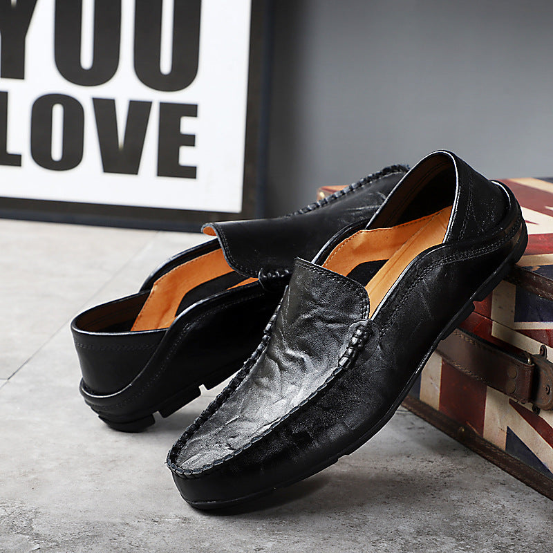 Edric - Formelle, bequeme Leder-Slipper für Herren