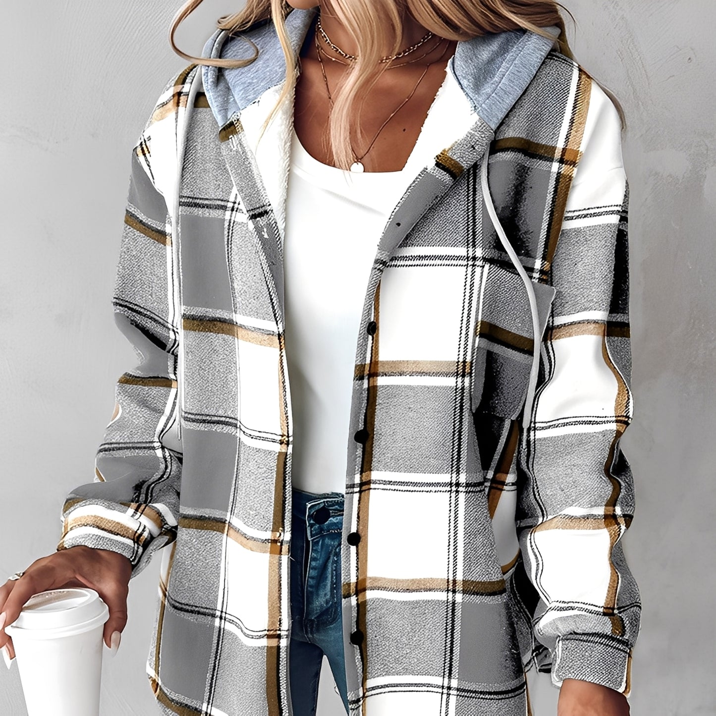 Briana - Lässige, warme Kapuzenjacke für Damen