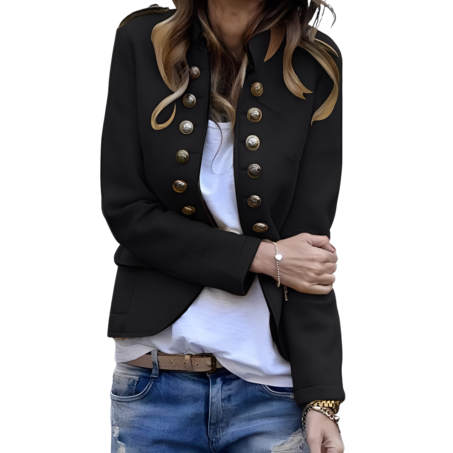 Rhoda - Stilvoller Blazer mit Stehkragen für Damen