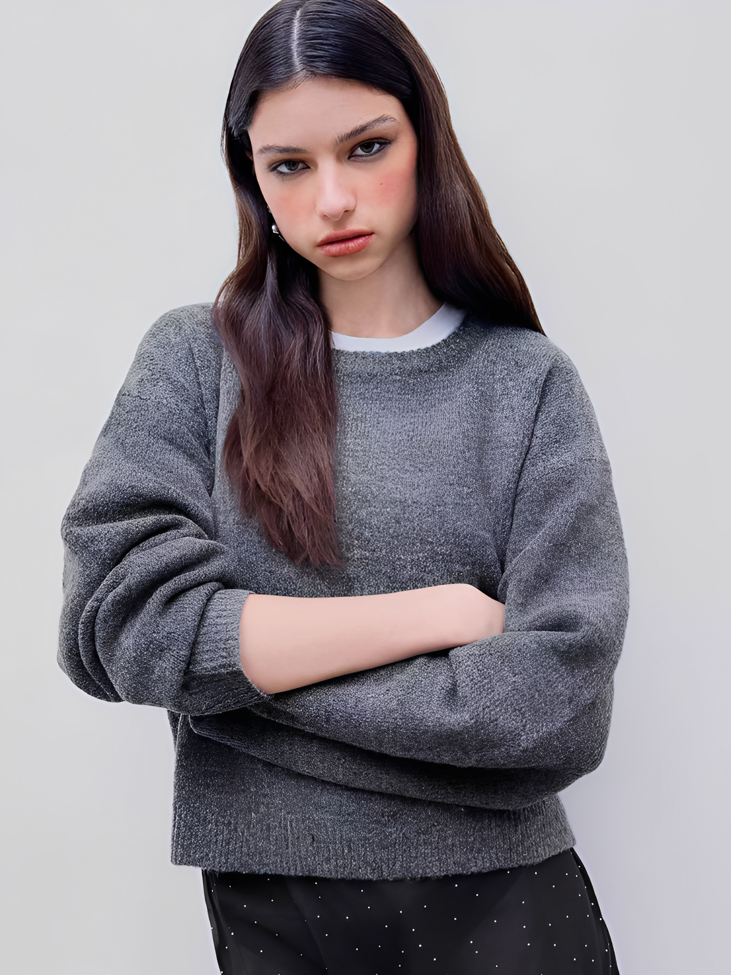 Luvenia - Lässiger, warmer Polyester-Pullover für Damen