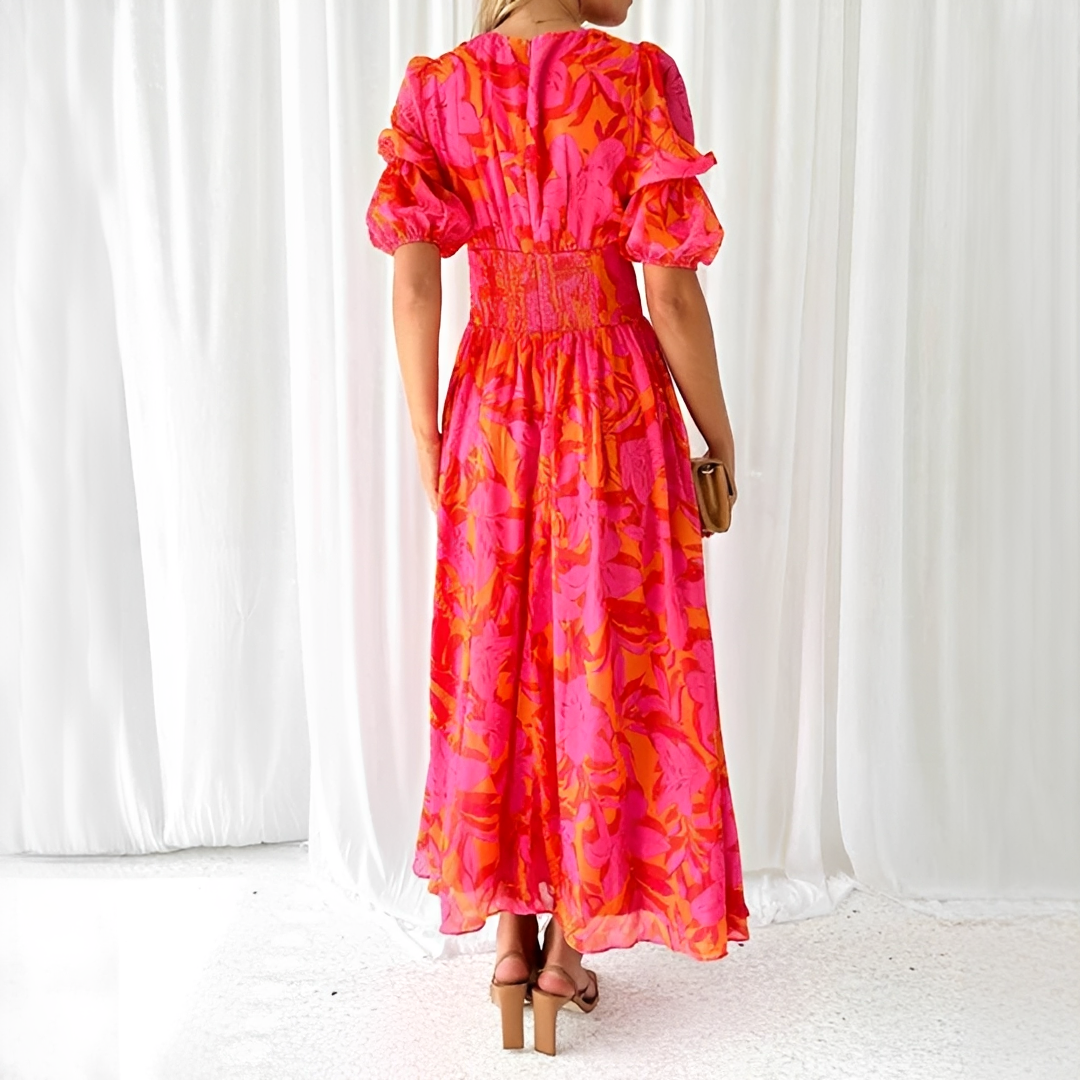 Dannika - Stilvolles langes Damenkleid