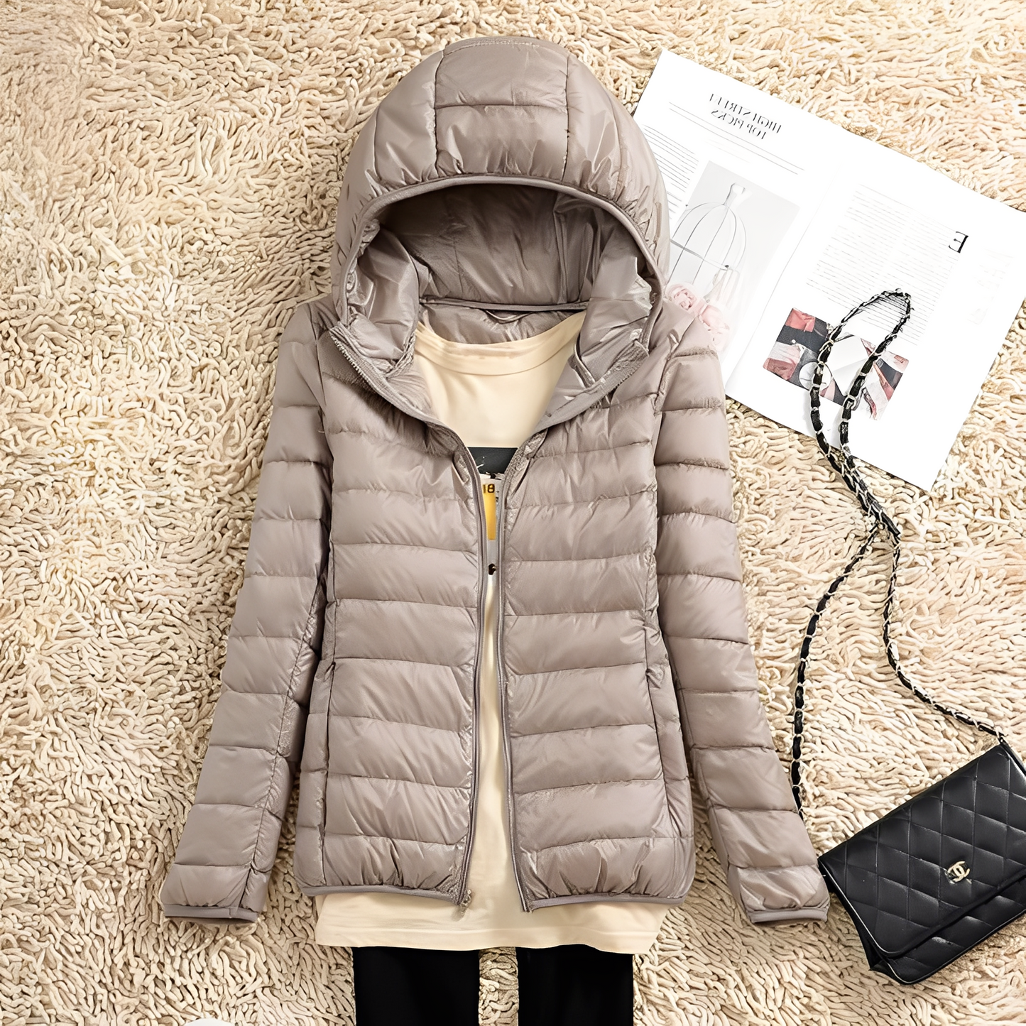 Lyndsay - Lässige, schmale Daunenjacke für Damen