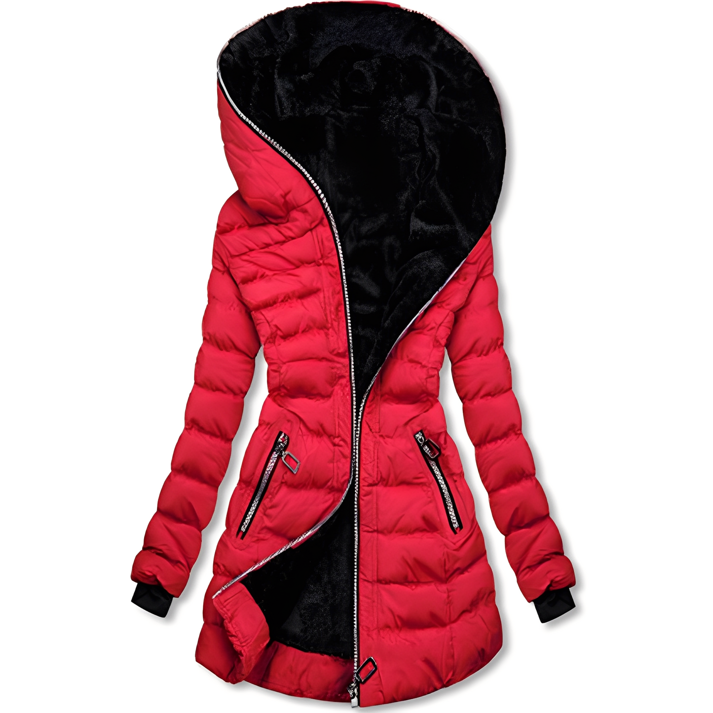 Jasmine - Moderne Winterjacke mit Kapuze für Damen