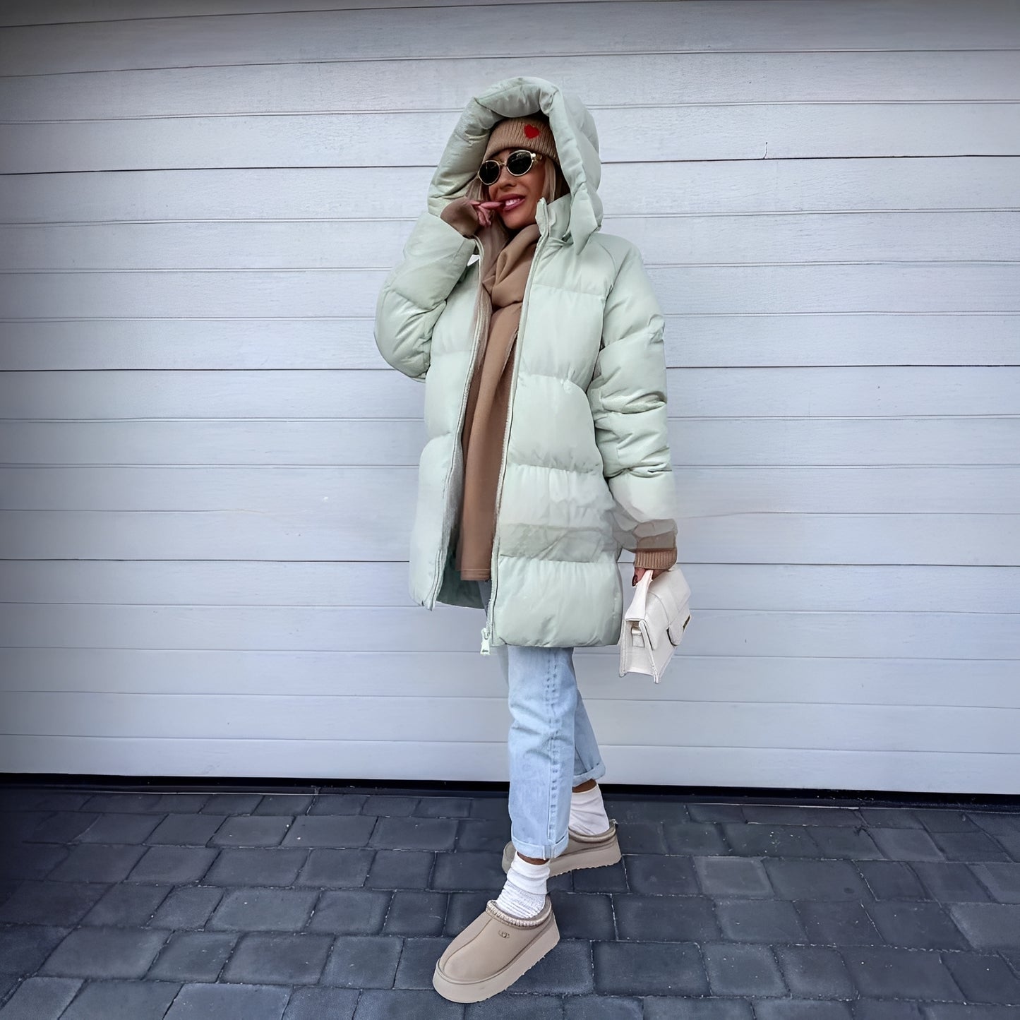 Catharine - Elegante, wattierte Parka-Jacke für Damen