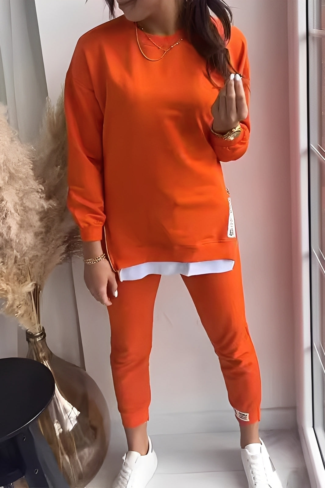 Kristine - Lässiges Sweatshirt- und Hosen-Set für Damen