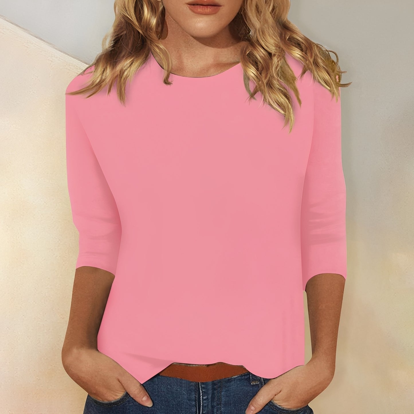 Louisa - Lässiges, schlichtes Langarmshirt für Damen