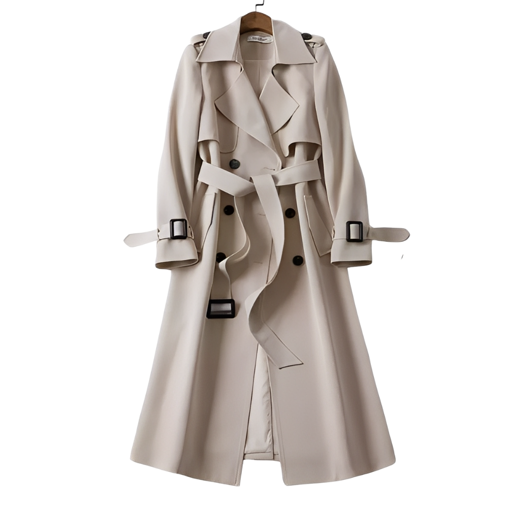 Patricia - Stilvoller Trenchcoat mit Knöpfen für Damen