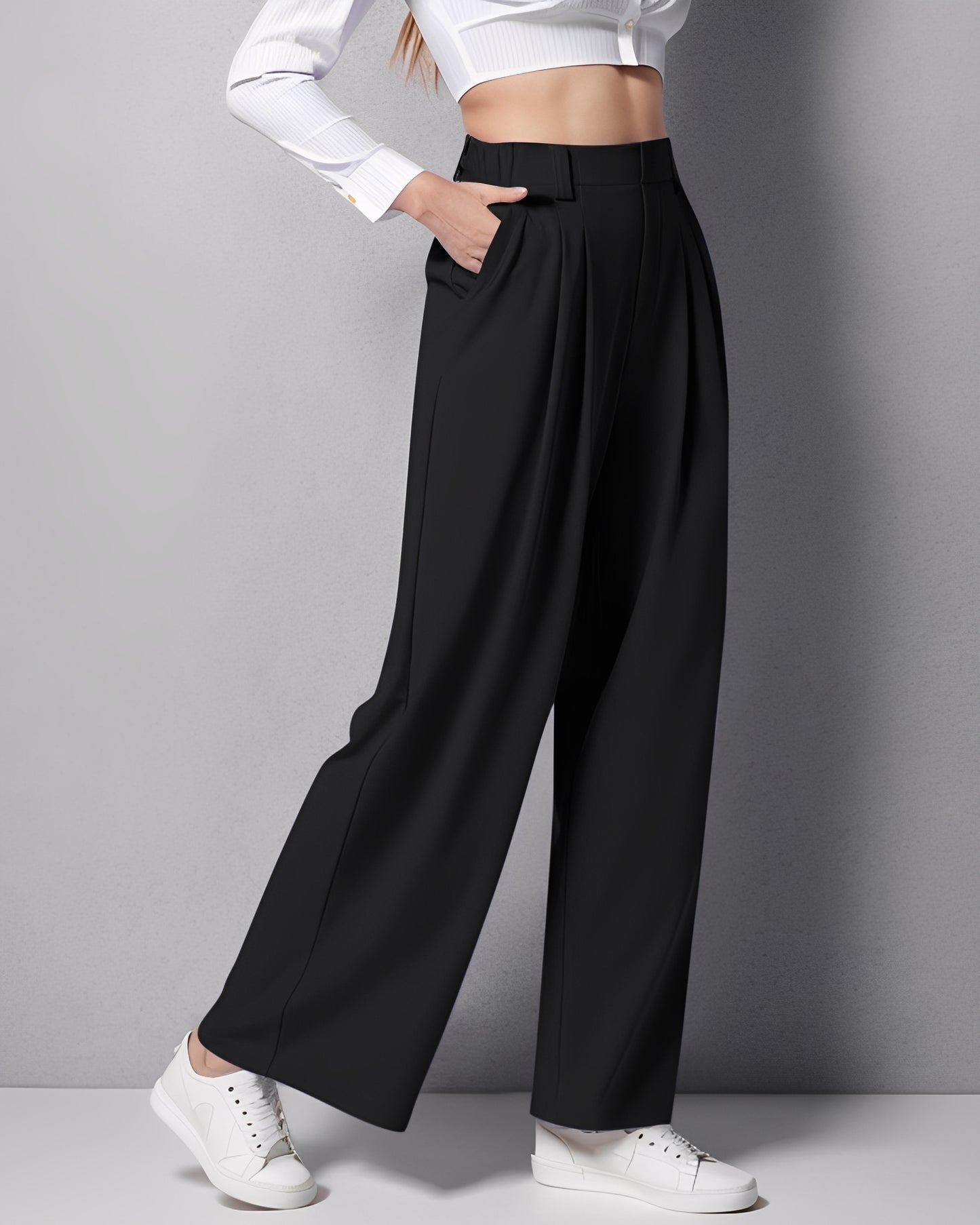 Montana - Elastische gerade Hose für Damen