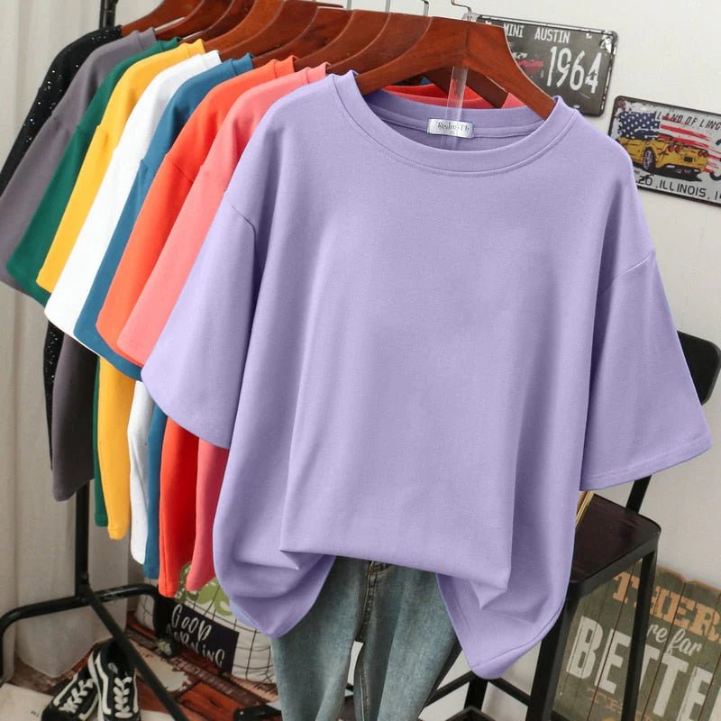 Arabella - Lässiges Oversize-T-Shirt aus Baumwolle für Damen