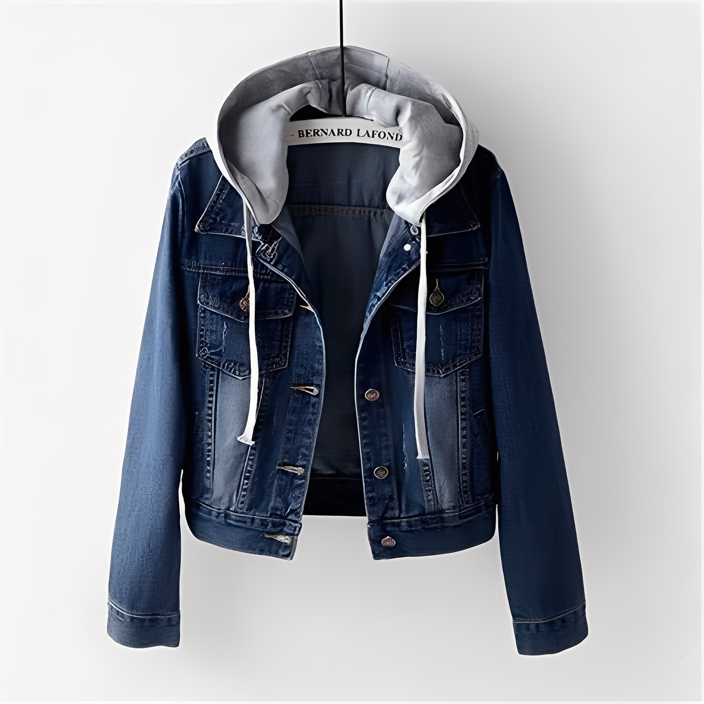 Karolyn - Stilvolle Jeansjacke mit Kapuze für Damen