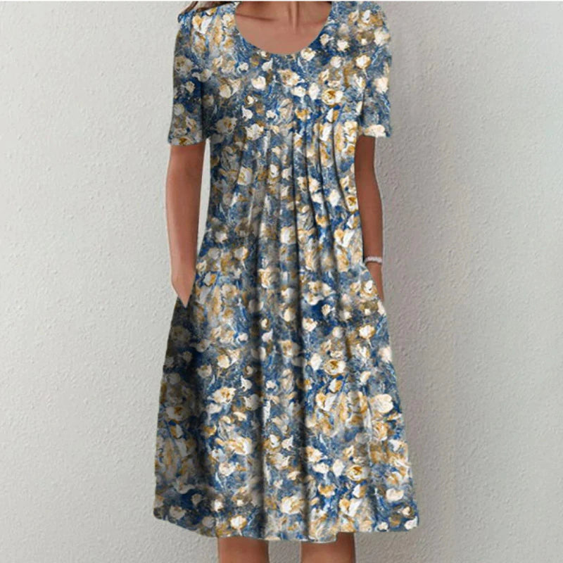 Erin - Elegantes Kleid mit Blumenmuster