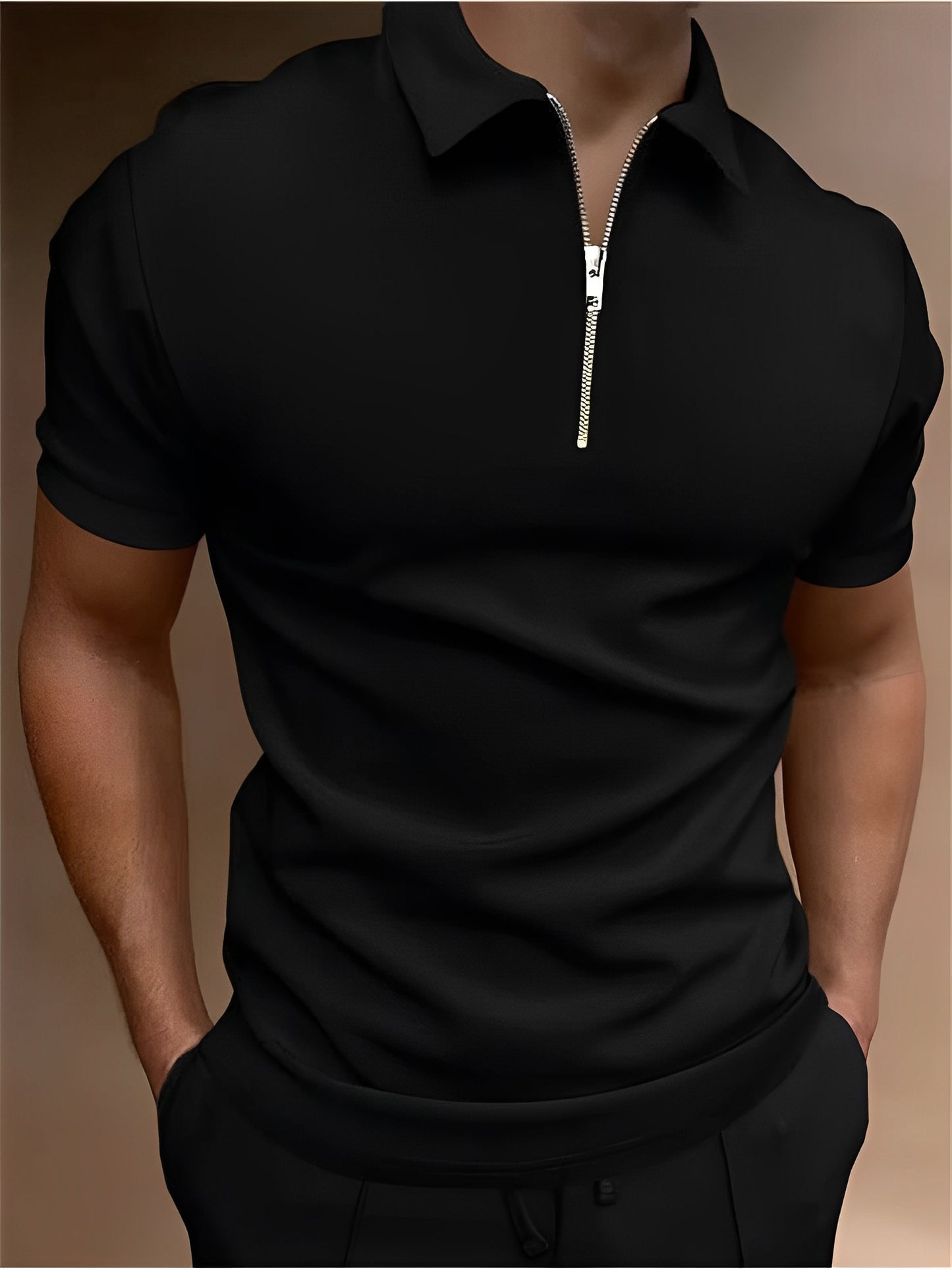 Carl - Lässiges Poloshirt mit Reißverschluss für Herren
