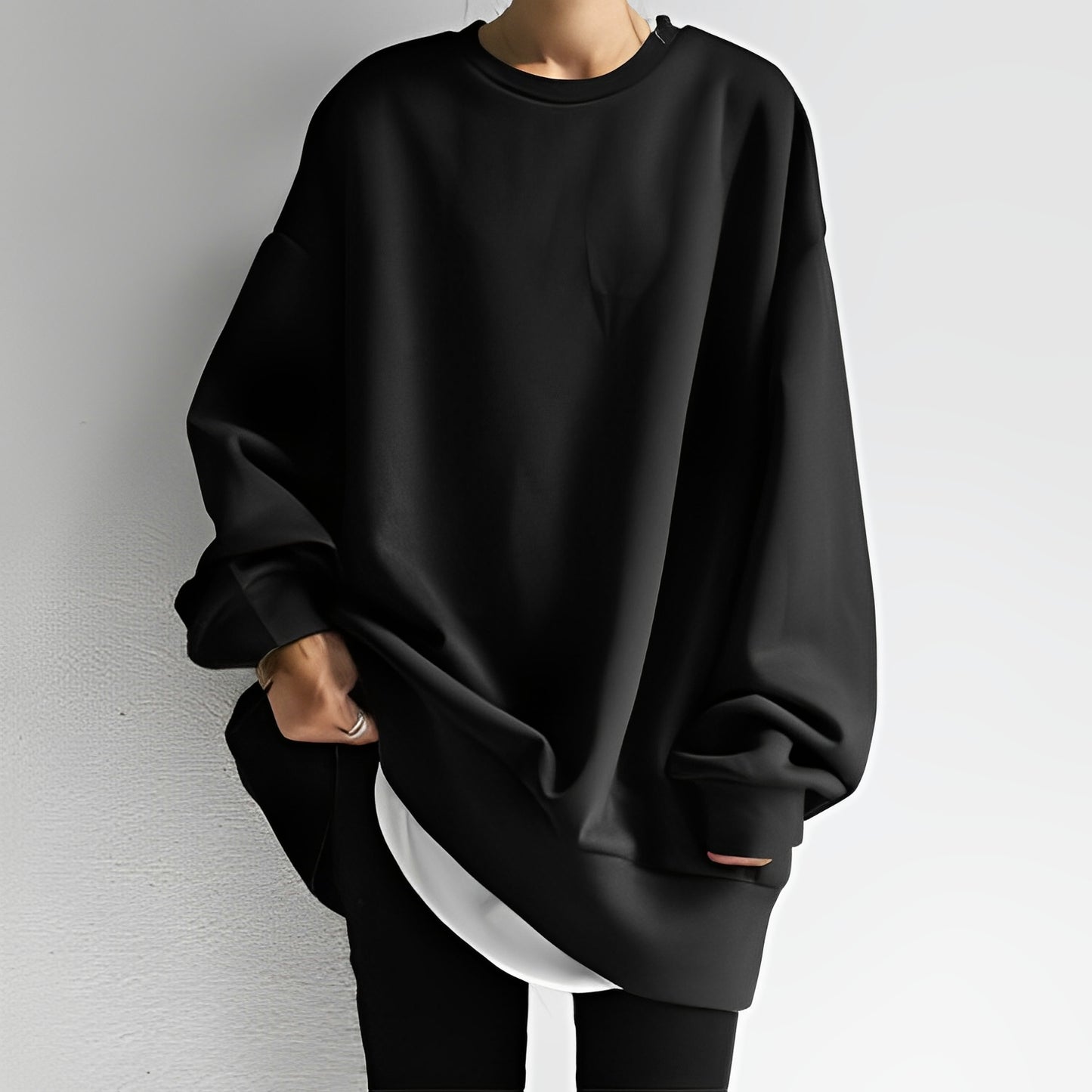 Abegail - Oversized-Langpullover für Damen
