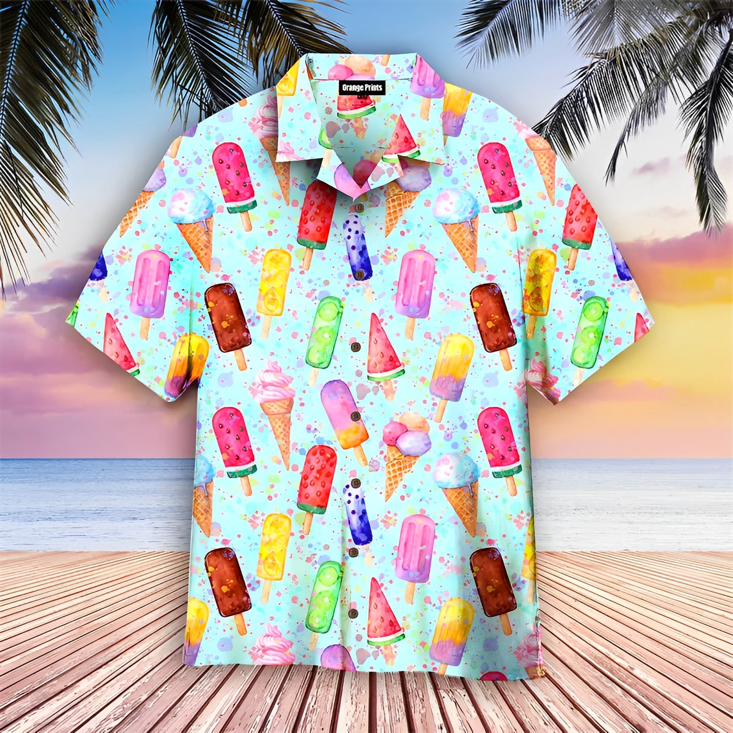 Paul - Bequemes Sommerhemd mit Print für Herren
