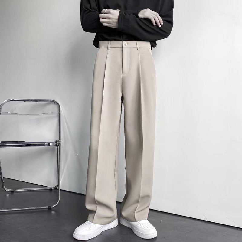 Caleb - Elegante, locker sitzende, gerade geschnittene Hose für Herren