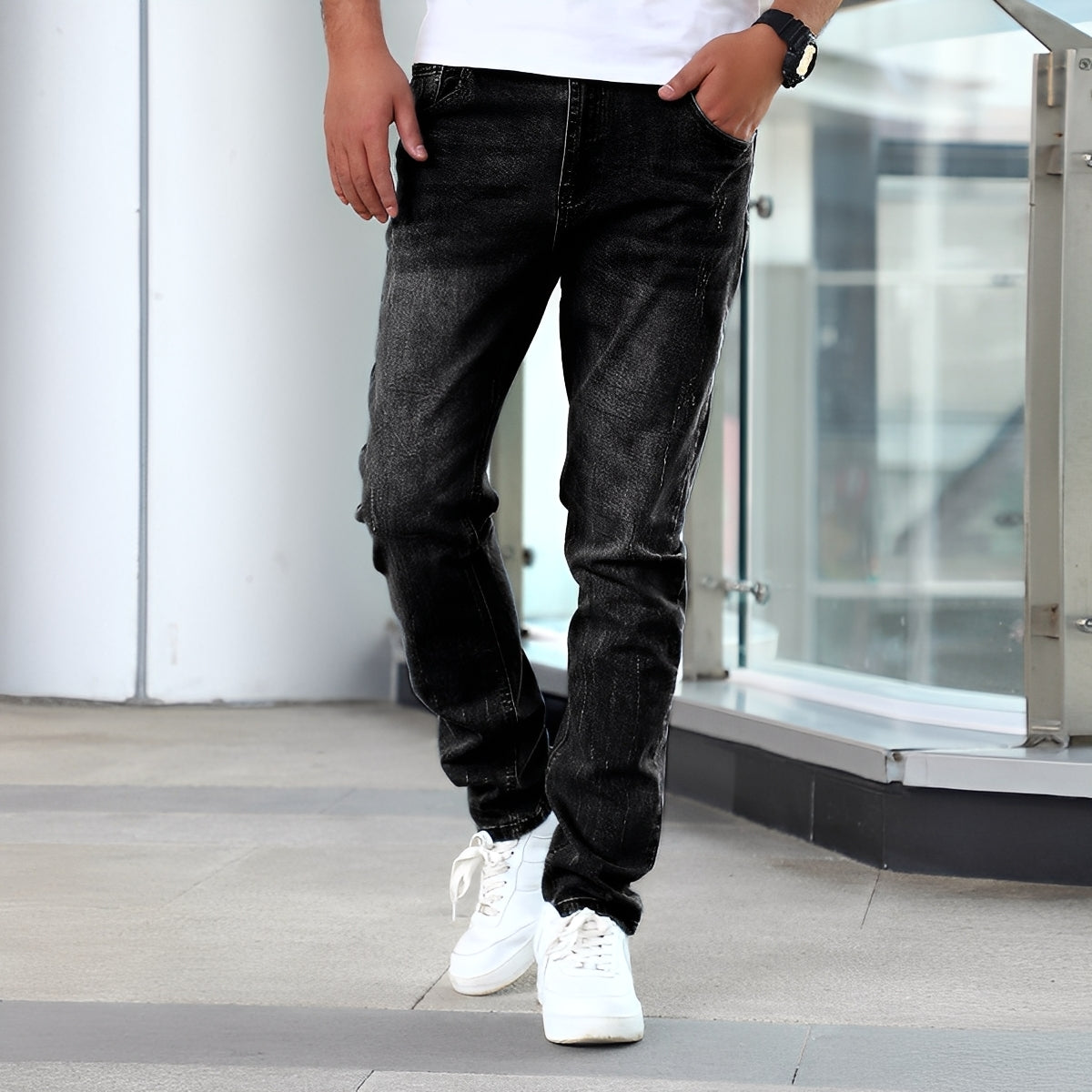 Winfred - Stilvolle Stretch-Skinny-Jeans für Herren