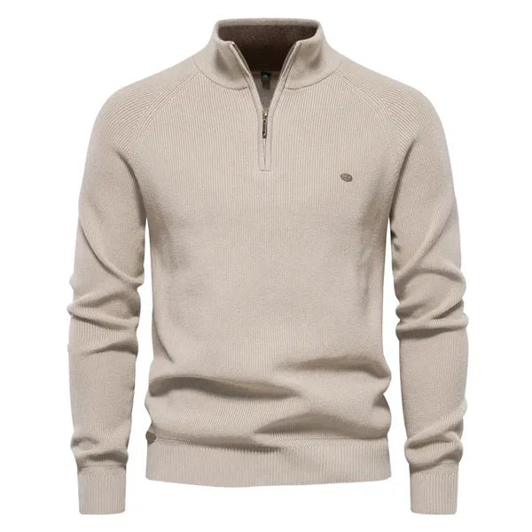 Juan - Bequemer Baumwollstrickpullover