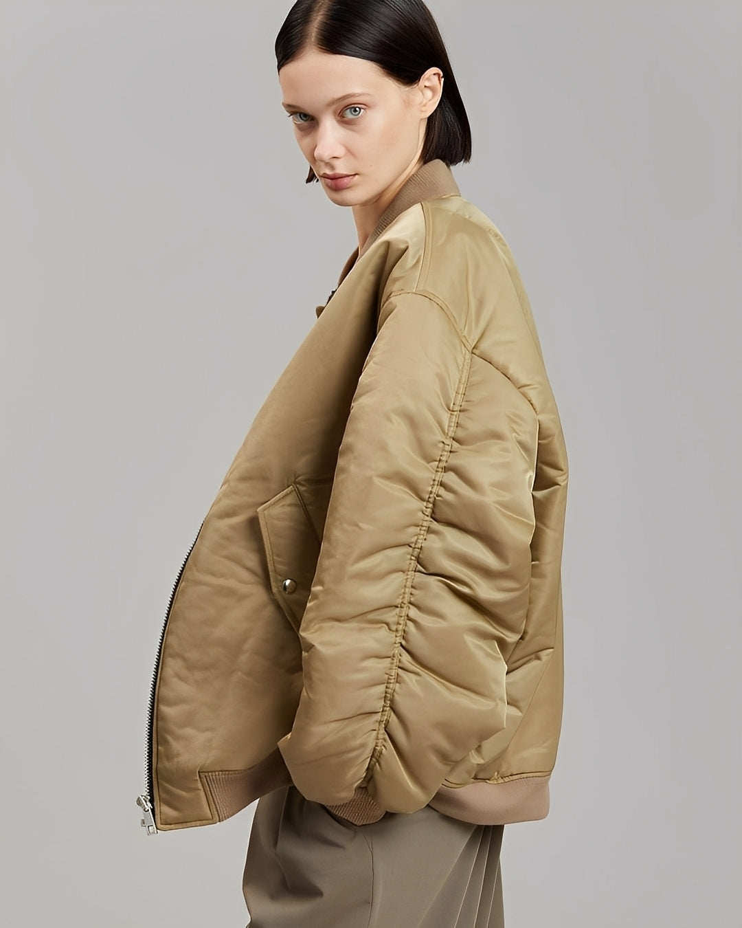 Coleen - Lässige Oversize-Bomberjacke für Damen
