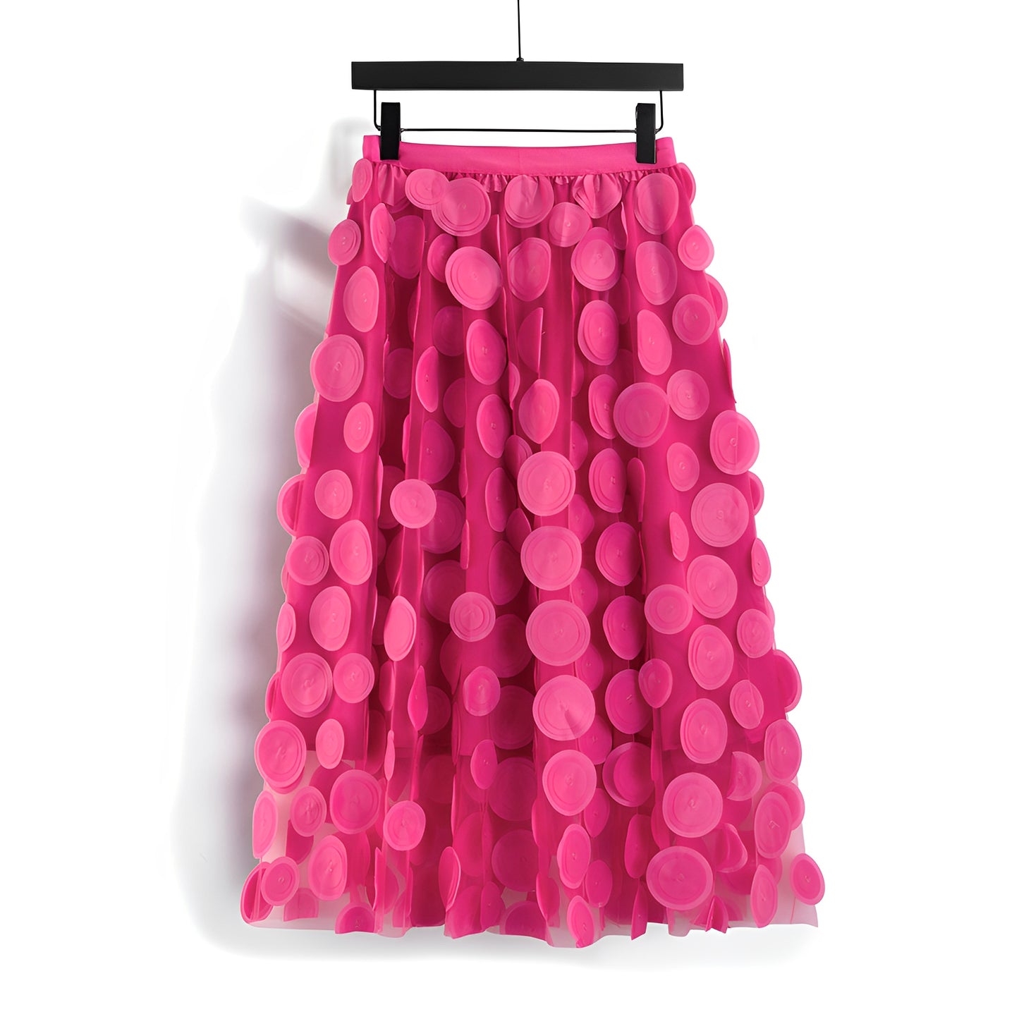 Haylee - Stilvoller Midirock aus Mesh für Damen