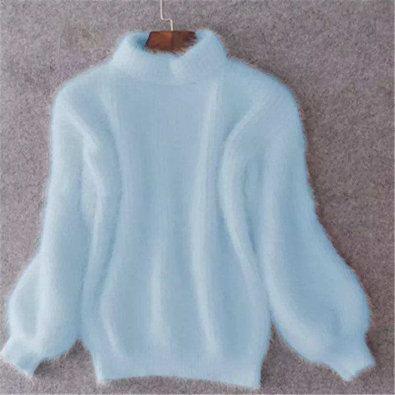Brenda – Vintage Pullover im Angora-Look