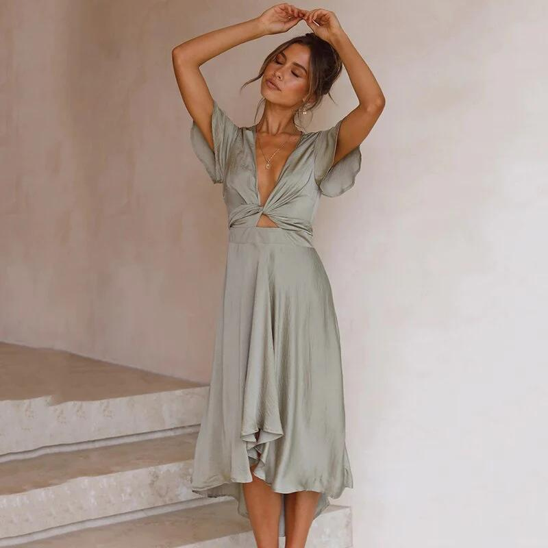 Sassy – Vintage Fließendes Kleid