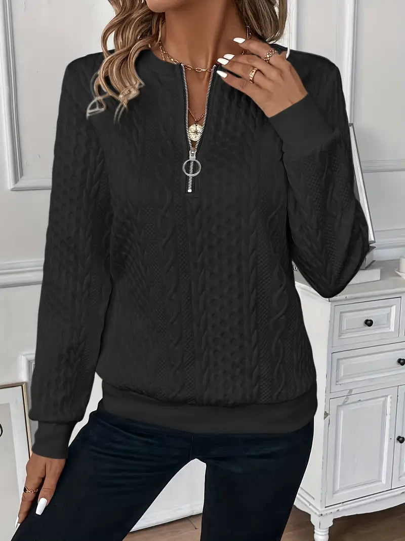 Alessia – Sweatshirt mit Reißverschluss