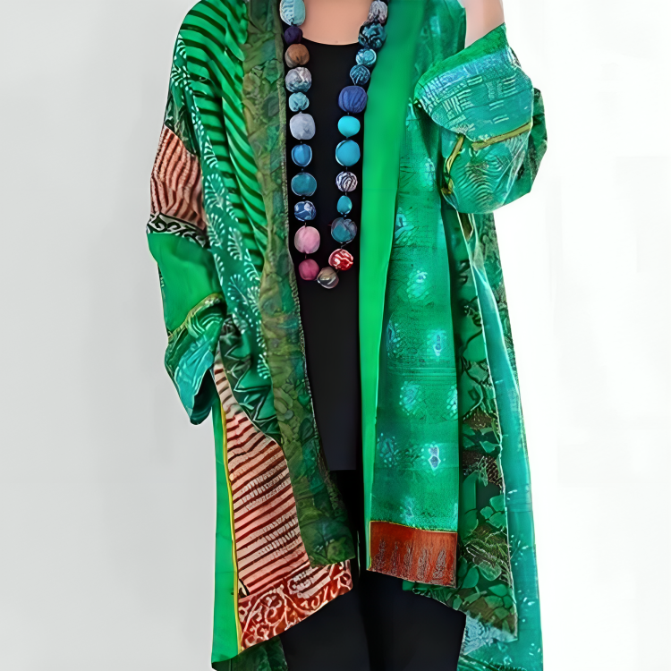 Sarah - Boho-Kimono mit Print für Damen