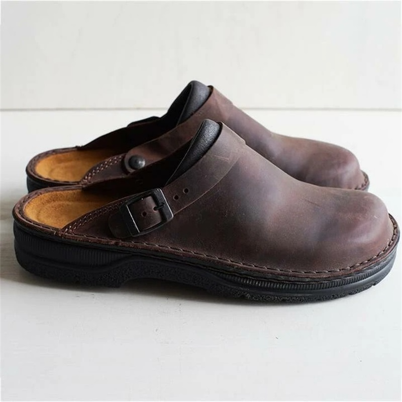 Steven - Lässige Slipper aus Leder für Herren