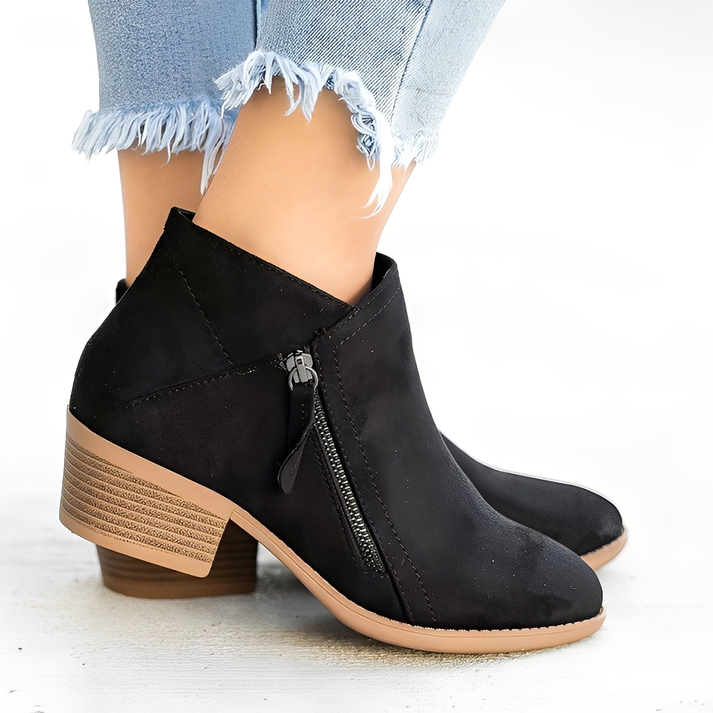 Mirabelle - Stilvolle Stiefeletten mit Reißverschluss für Damen