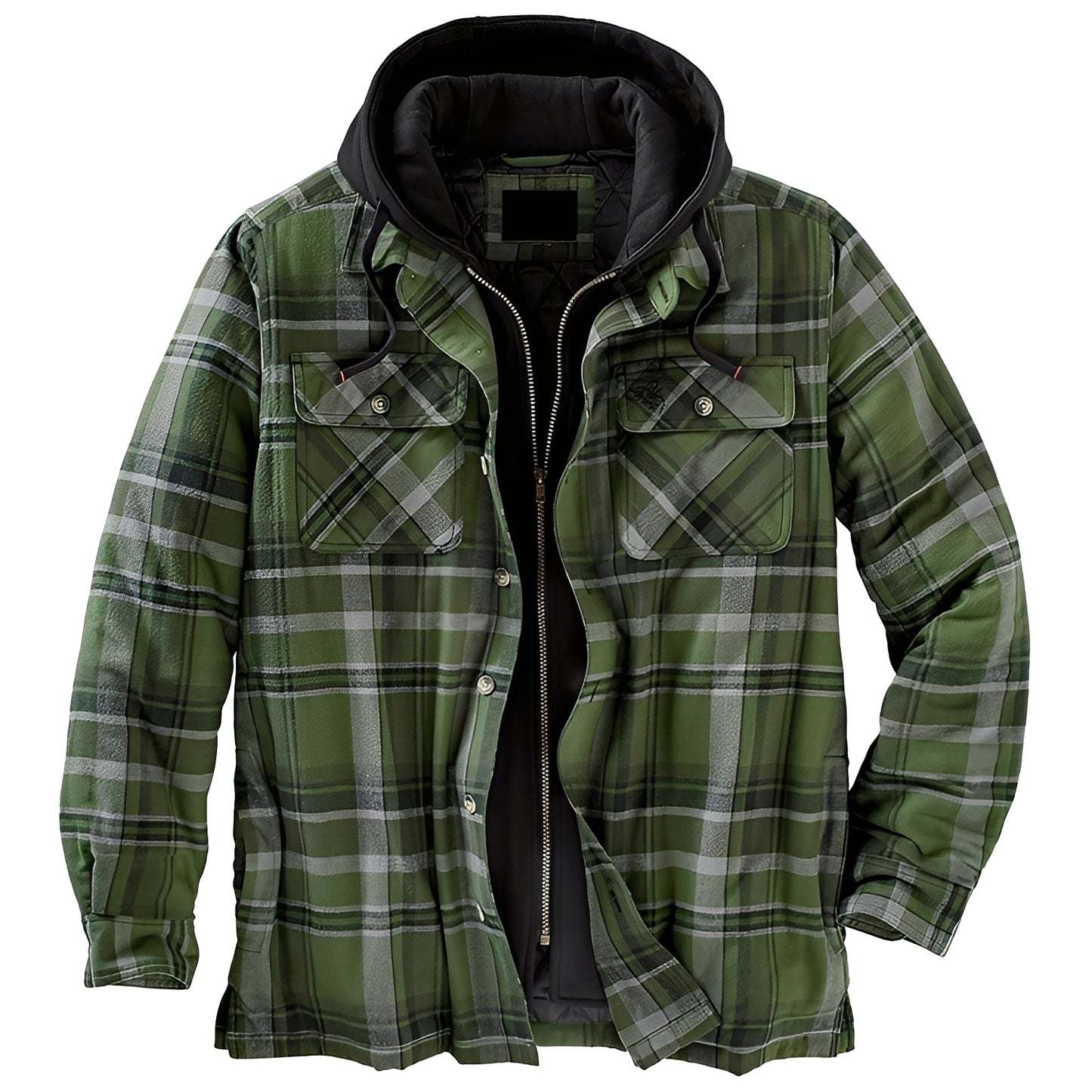 Denzil - Lässige Flanelljacke mit Karomuster für Herren
