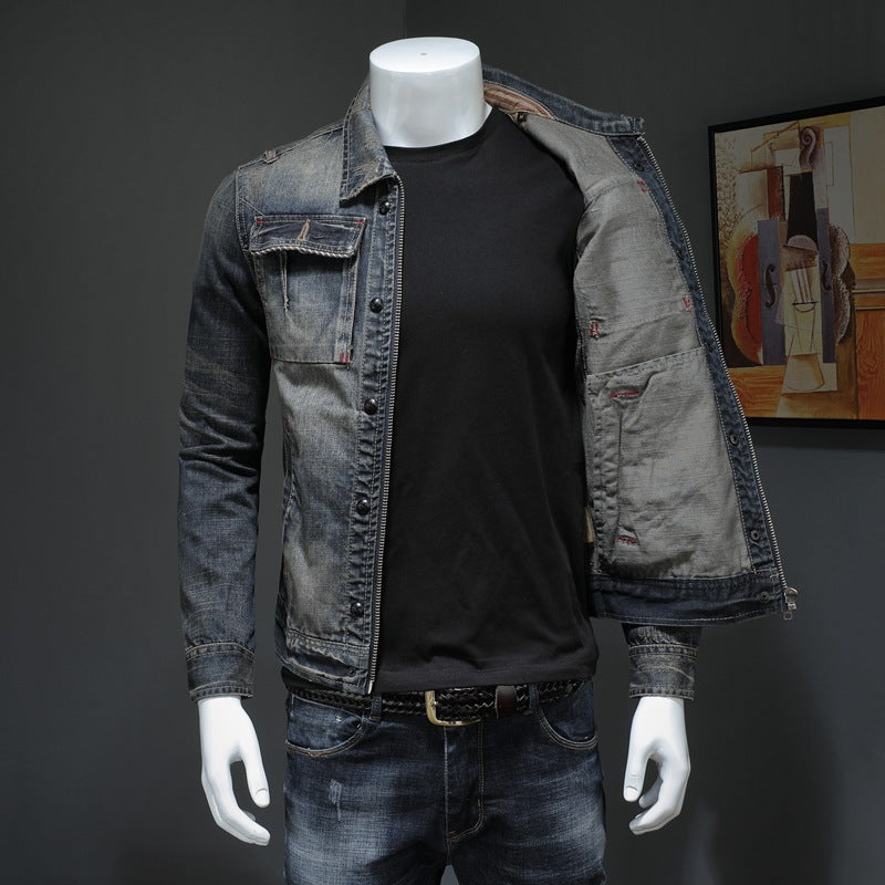 Lennon - Klassische lockere Jeansjacke für Herren