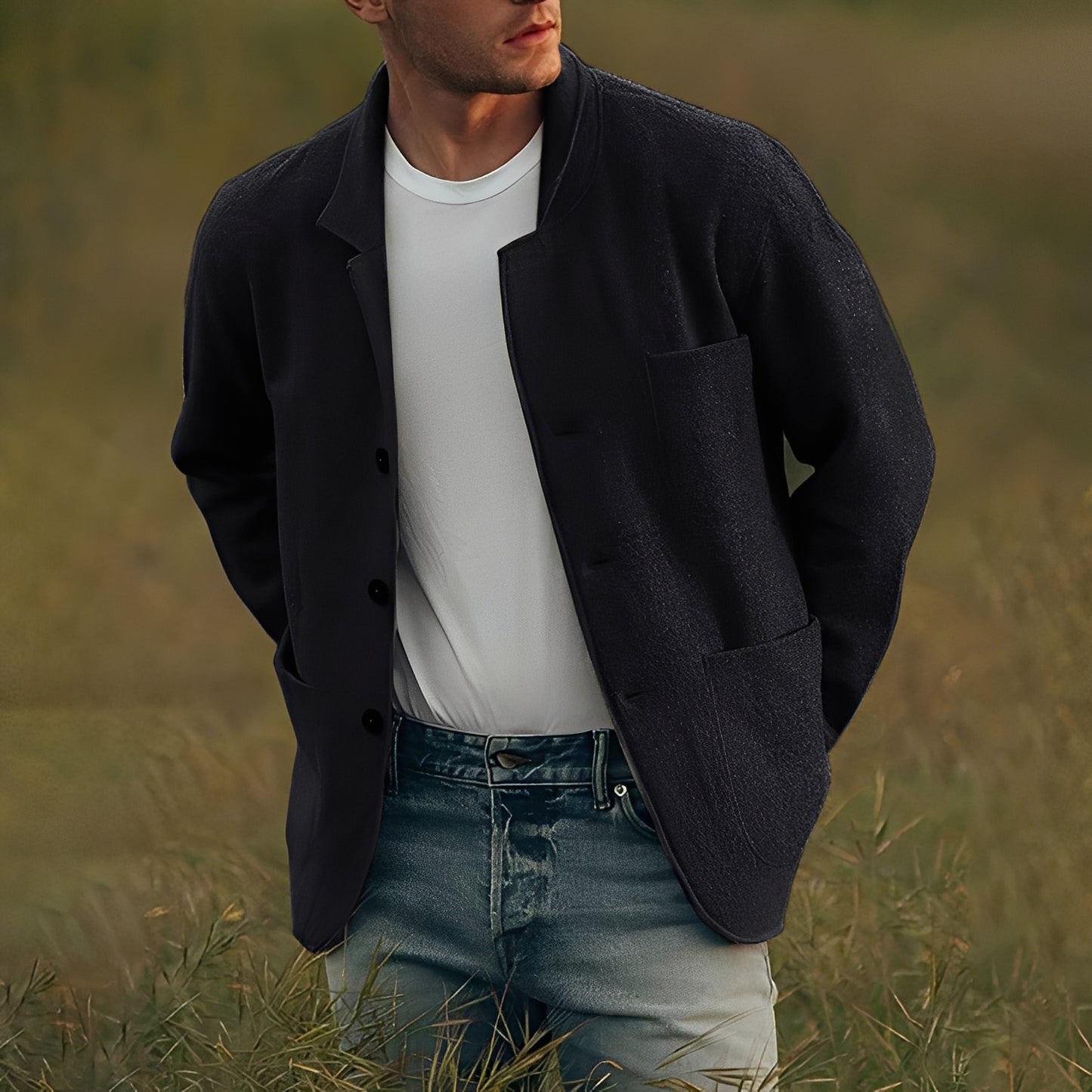 Santiago - Klassische Jacke mit Taschen für Herren