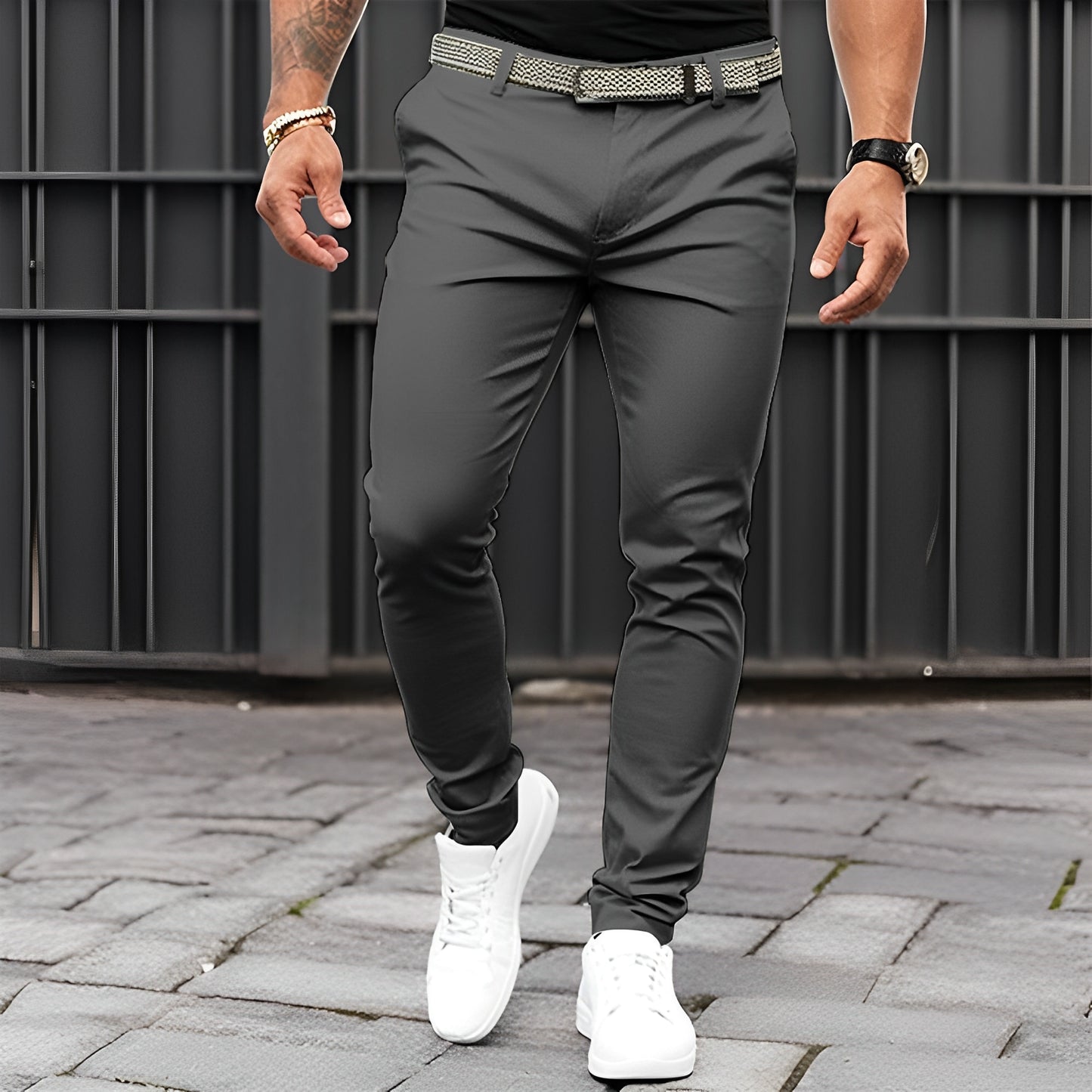 Jaron - Stilvolle, lässige Slim-Fit-Hose für Herren