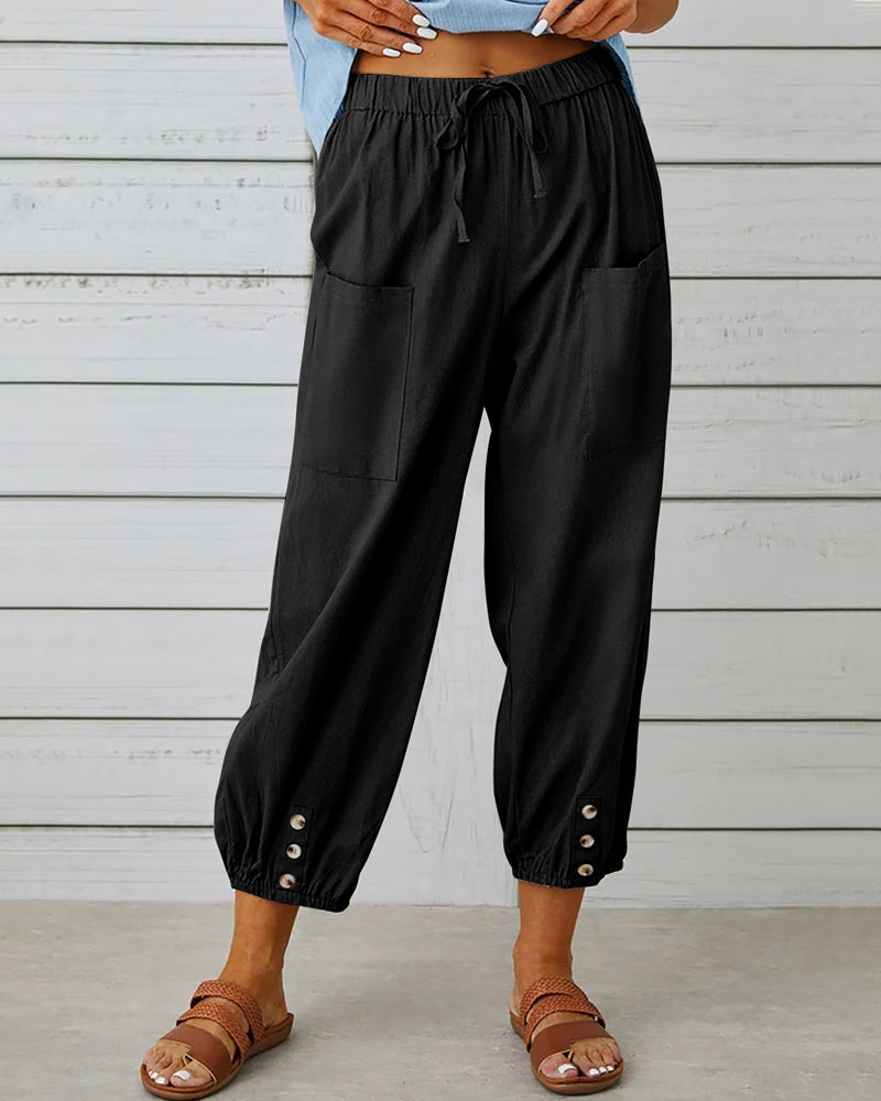 Camila- Modische Bequeme Hose mit Hoher Taille
