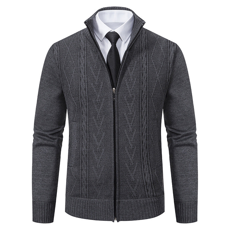 Stafford - Eleganter Cardigan mit Reißverschluss für Herren