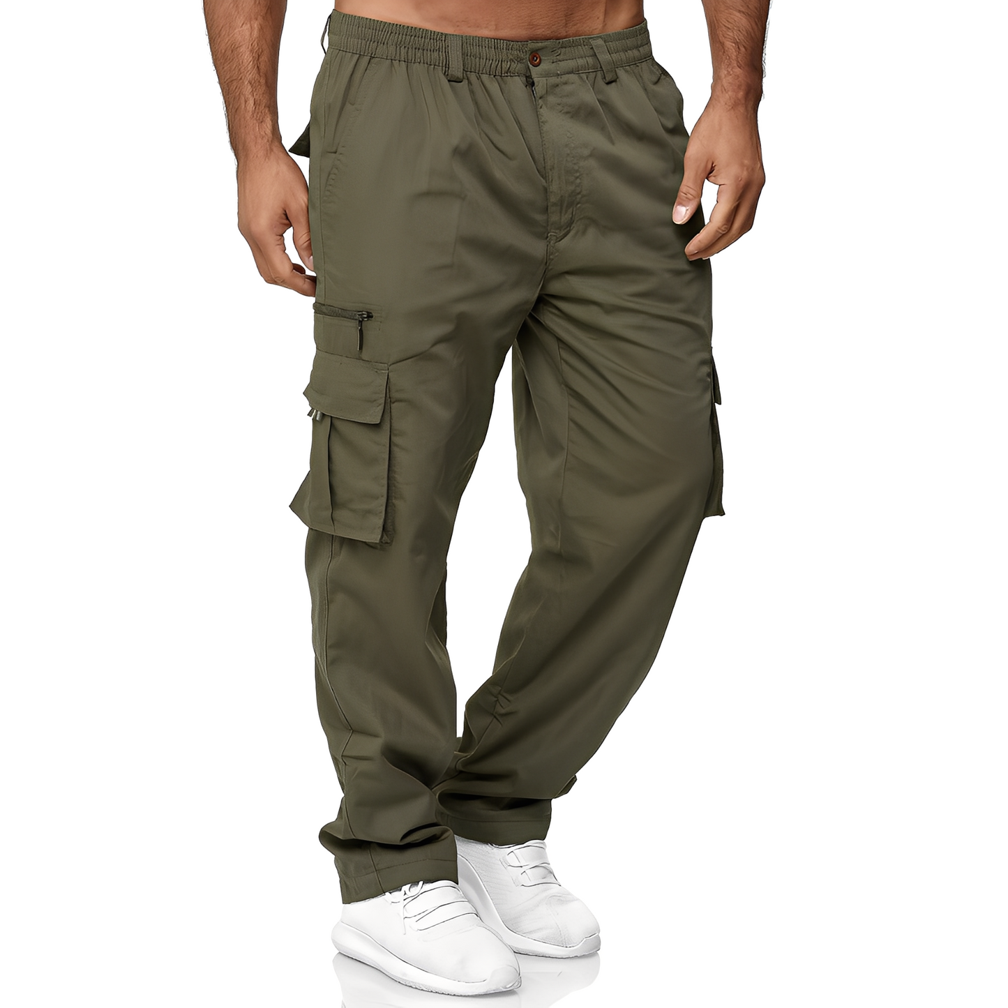 Randolf - Lässige, locker sitzende Cargo-Hose für Herren