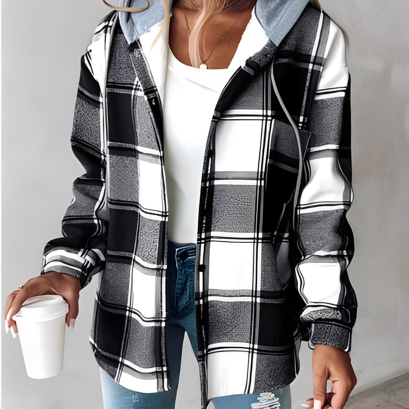 Briana - Lässige, warme Kapuzenjacke für Damen