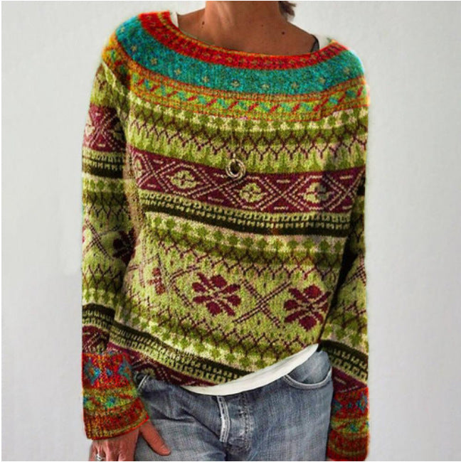 Emma - Bequemer Retro-Pullover für Damen